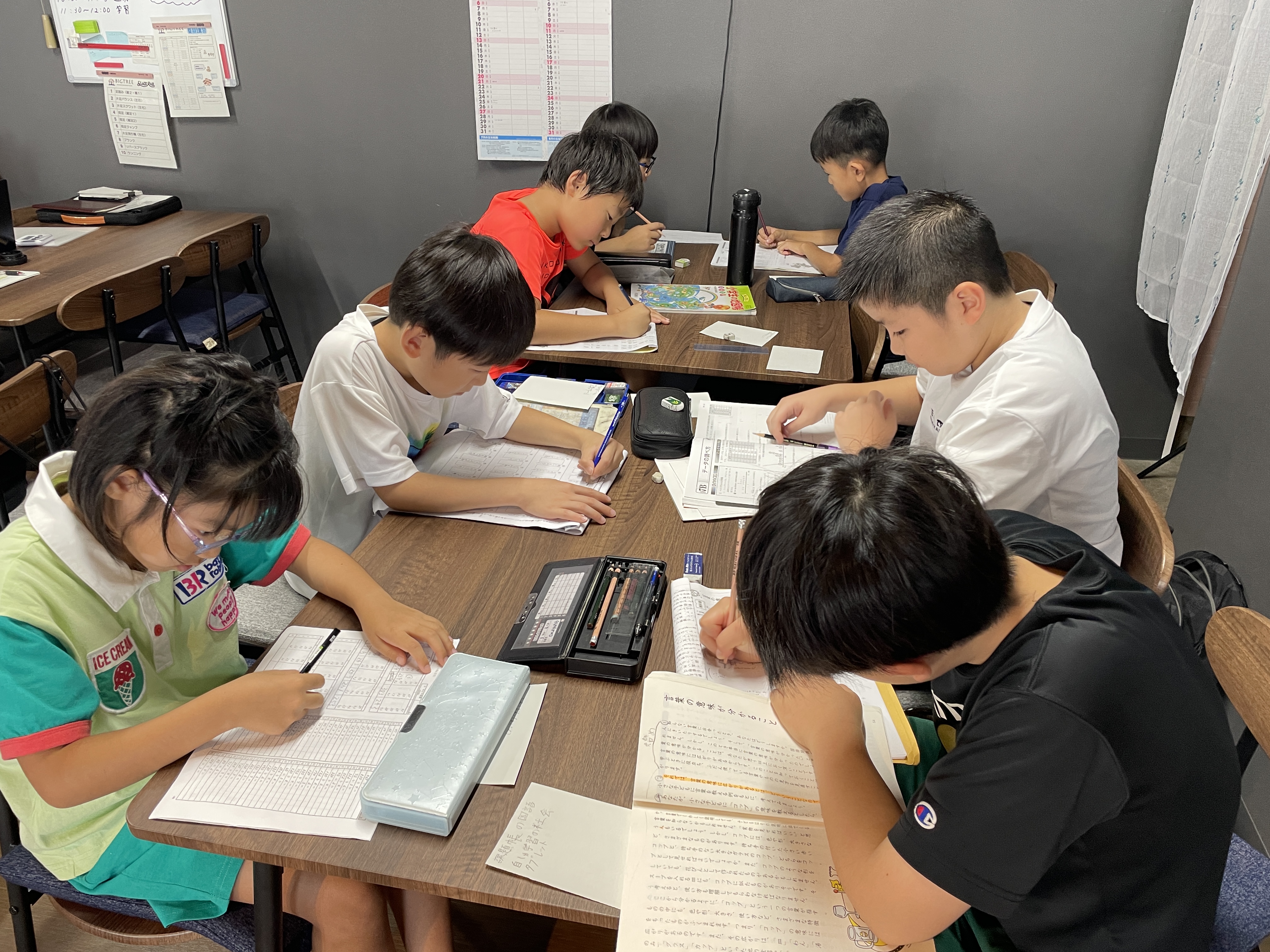 夏休みの宿題を楽しく見える化しよう！｜鹿児島市松原町｜運動＆学習BIGTREE